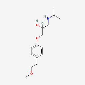 Chemical structure of Metoprolol