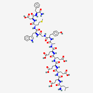 Chemical structure of Mini Gastrin I, human