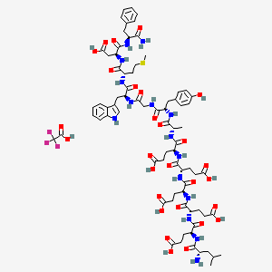 Chemical structure of Mini Gastrin I, human TFA