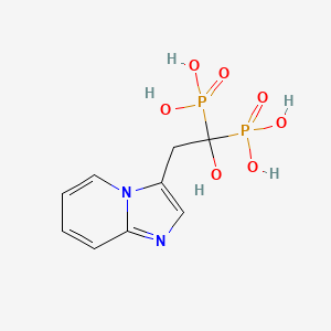 Chemical structure of Minodronic acid