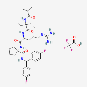 Chemical structure of MM-102 TFA