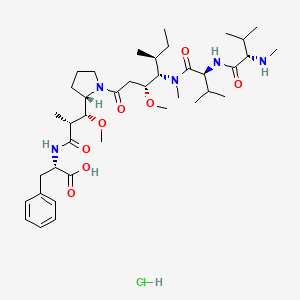 Chemical structure of MMAF Hydrochloride