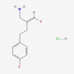 Chemical structure of Mofegiline hydrochloride