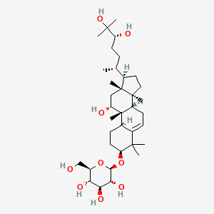 Chemical structure of mogroside IE