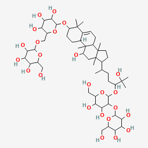 Chemical structure of Mogroside IV