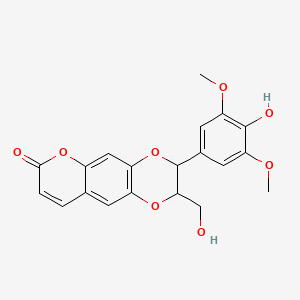 Chemical structure of Moluccanin