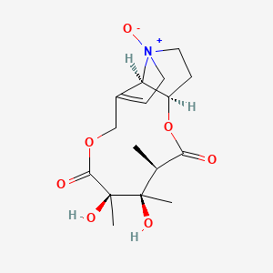 Chemical structure of Monocrotaline N-Oxide