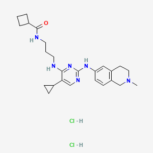 Chemical structure of MRT68921 hydrochloride