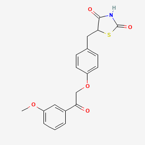 Chemical structure of MSDC-0602