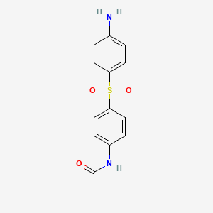 Chemical structure of N-acetyl Dapsone D4'