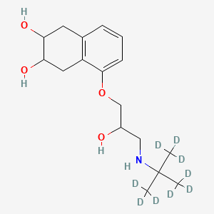 Chemical structure of Nadolol D9