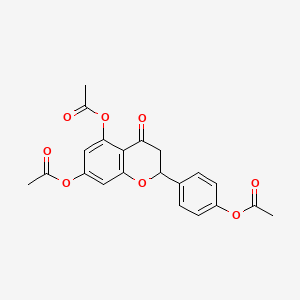 Chemical structure of Naringenin triacetate