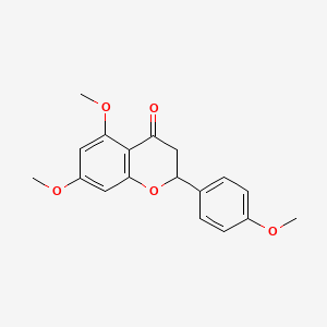 Chemical structure of Naringenin trimethyl ether