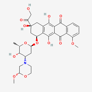 Chemical structure of Nemorubicin