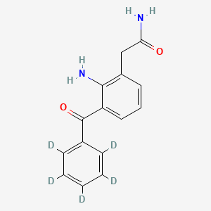 Chemical structure of Nepafenac D5