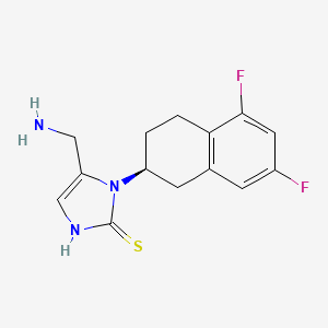 Chemical structure of Nepicastat
