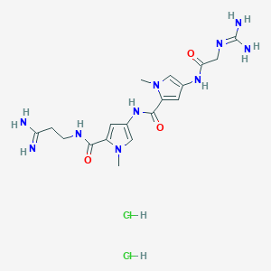 Chemical structure of Netropsin dihydrochloride
