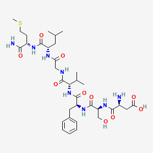 Chemical structure of Neurokinin A(4-10)