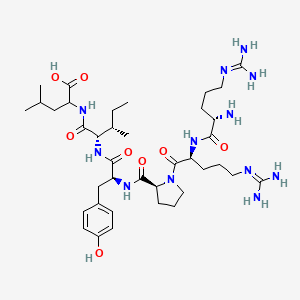 Chemical structure of Neurotensin(8-13)