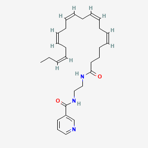 Chemical structure of Nicodicosapent
