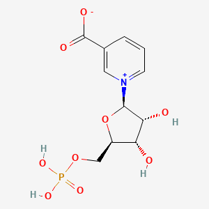 Chemical structure of Nicotinate mononucleotide
