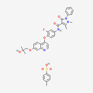 Chemical structure of Ningetinib Tosylate