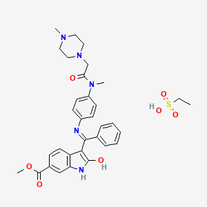 Chemical structure of Nintedanib esylate