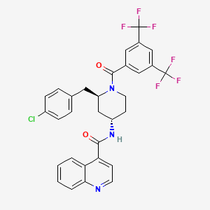 Chemical structure of NKP608