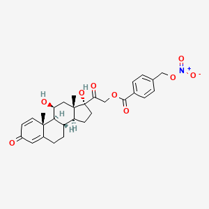 Chemical structure of NO-prednisolone
