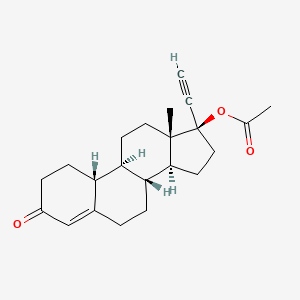 Chemical structure of Norethindrone acetate