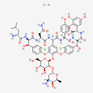 Chemical structure of Norvancomycin hydrochloride
