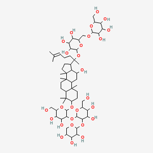 Chemical structure of Notoginsenoside Fa