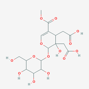 Chemical structure of Nuezhenidic acid