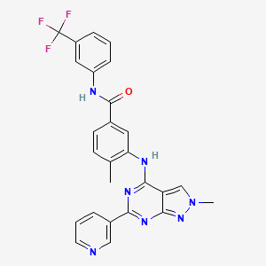 Chemical structure of NVP-BHG712 isomer