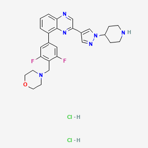Chemical structure of NVP-BSK805 dihydrochloride