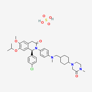 Chemical structure of NVP-CGM097 sulfate