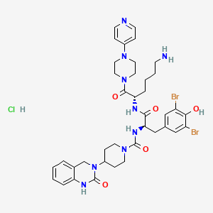 Chemical structure of Olcegepant hydrochloride
