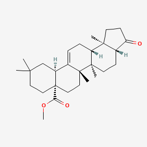 Chemical structure of Oleanolic acid derivative 2
