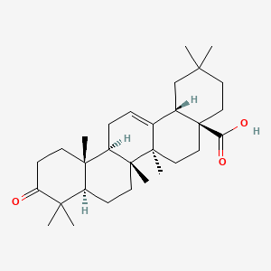 Chemical structure of Oleanonic acid