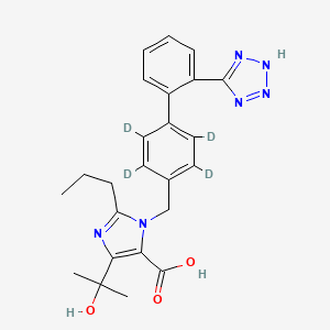 Chemical structure of Olmesartan D4