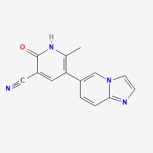 Chemical structure of Olprinone