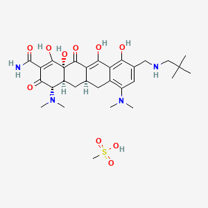 Chemical structure of Omadacycline mesylate