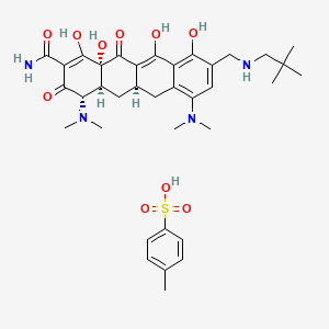 Chemical structure of Omadacycline tosylate