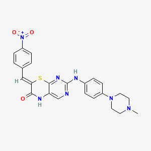 Chemical structure of ON 146040