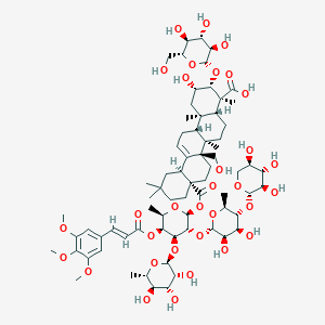 Chemical structure of Onjisaponin Z