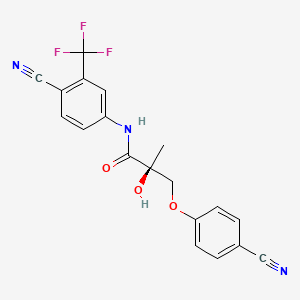 Chemical structure of Ostarine