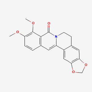 Chemical structure of Oxyberberin