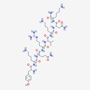 Chemical structure of PACAP-38 (31-38), human, mouse, rat