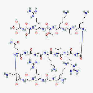 Chemical structure of Parasin I (TFA)