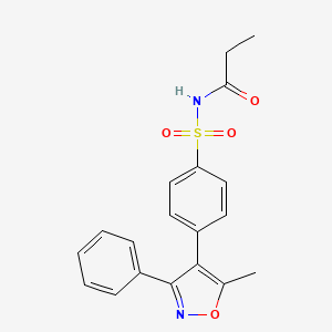 Chemical structure of Parecoxib
